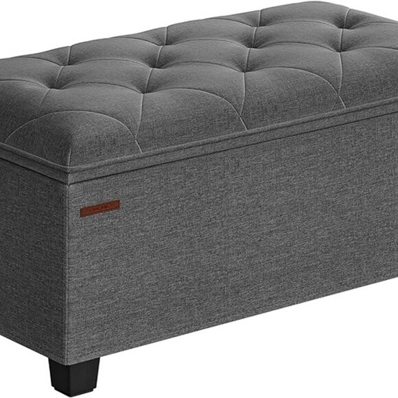 NEW Storage Ottoman Bench, Bench with Storage, for Entryway, Bedroom, - Picture 2 of 8